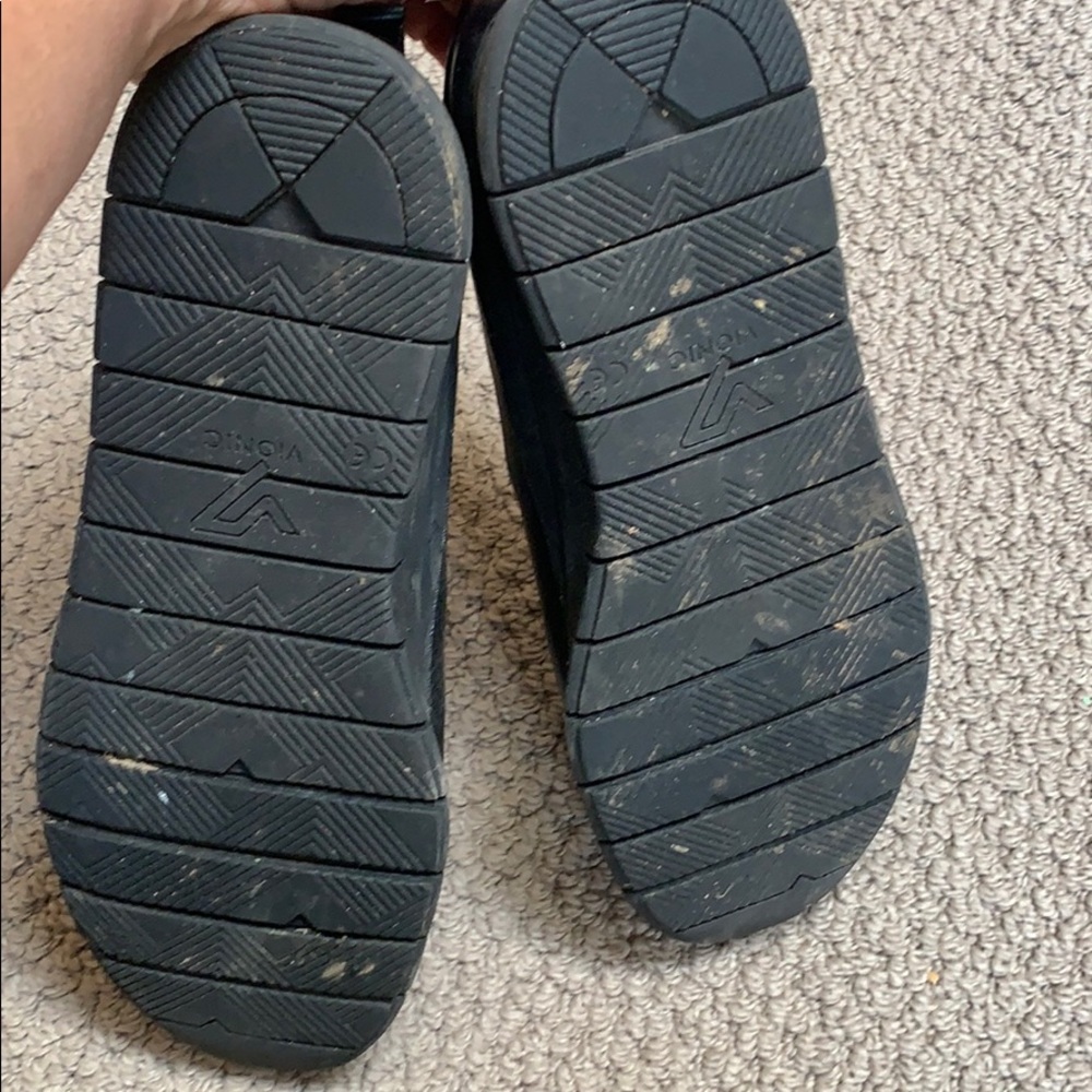 Vionic Black Leather Comfortable Basic Shoes - image 4